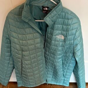 The North Face Women's Light Blue Puffer Jacket